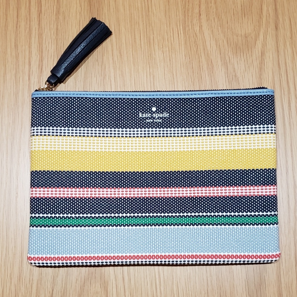 NWOT Kate Spade tassel pouch